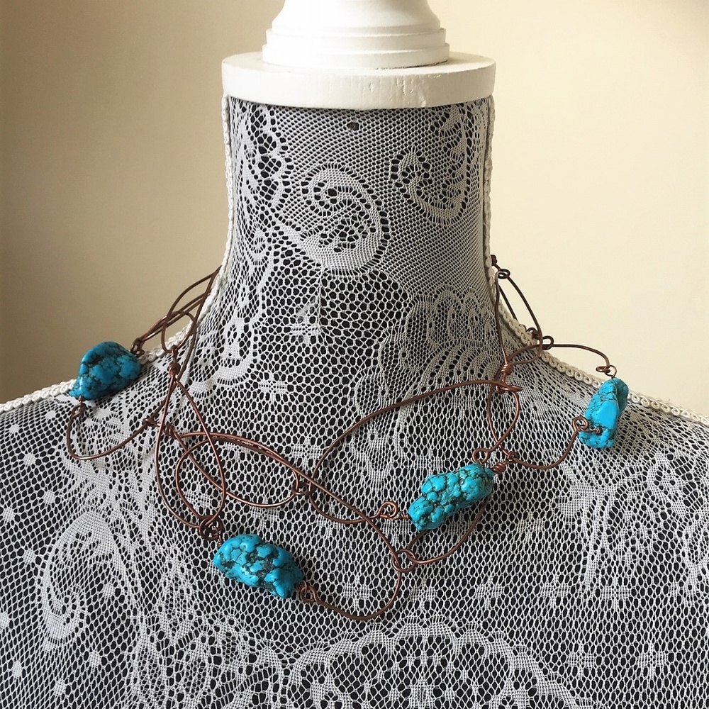 HOT ROX Funky-Chunky Necklace Henri Bendel Trk Shw - Picture 7 of 7